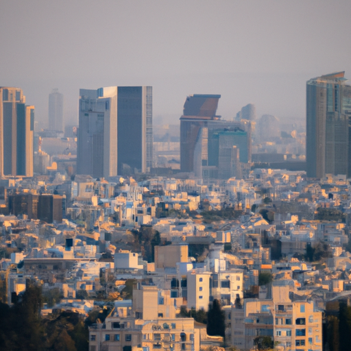 Una vista panorámica de la bulliciosa ciudad de Tel Aviv