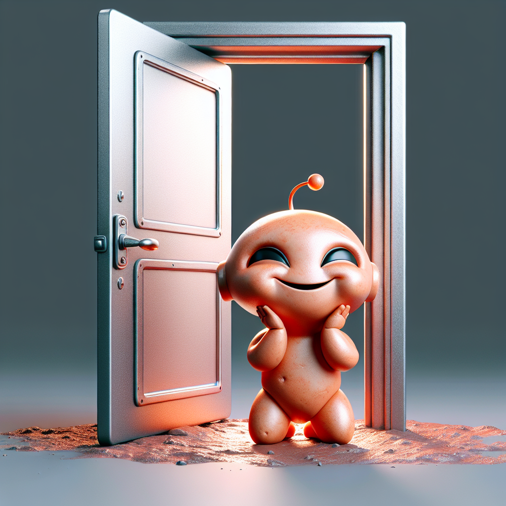 תמונה של מארזין מאושר להתמקצ פתח ליד עדין